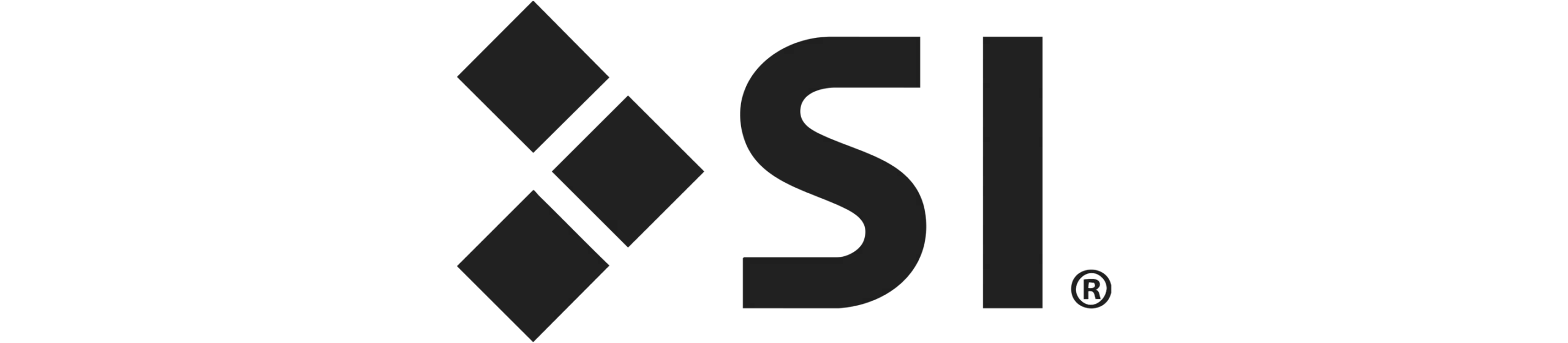 Official SI brand logo with three stacked gray diamonds.